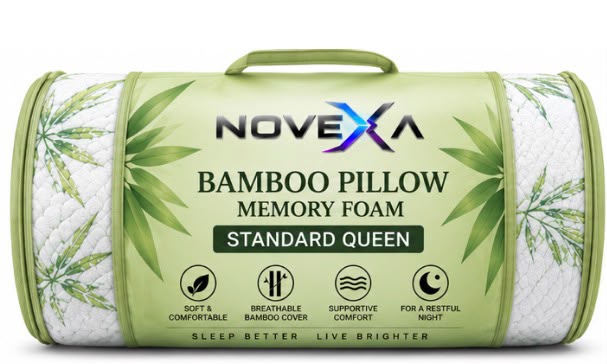 NOVEXA BAMBOO MEMORY FOAM PILLOW
