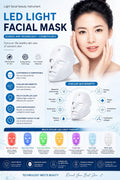 LED Light Therapy Beauty Mask Skin Rejuvenation Facial Device