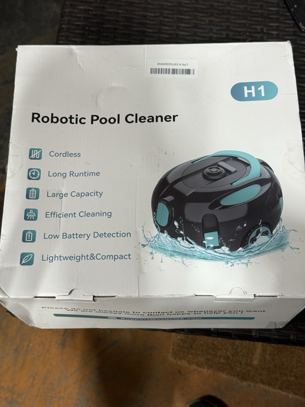 orbito H1 Robotic Pool Cleaner Cordless Efficient Cleaning Large Capacity