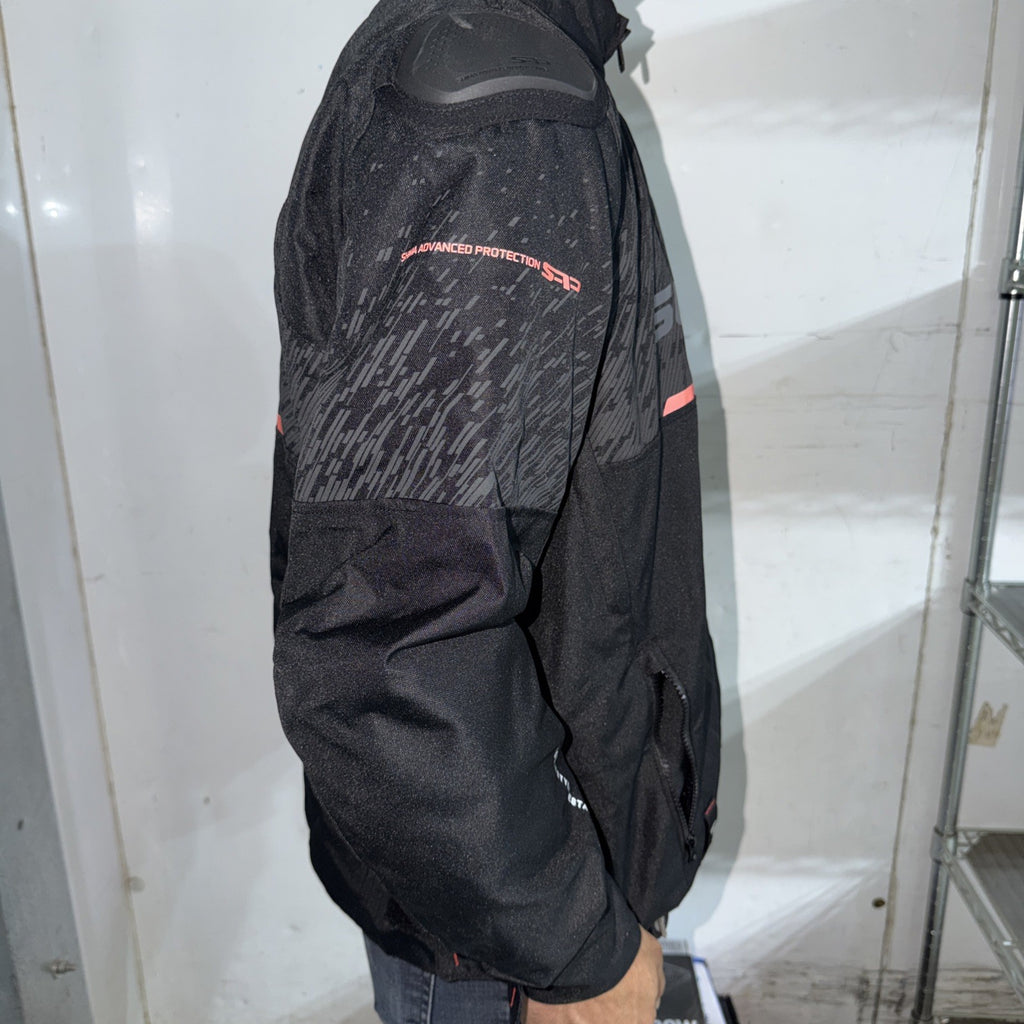 Men's Shima Perforated Cowhide Leather Racing Jacket Motorcycle Jacket CE Tested