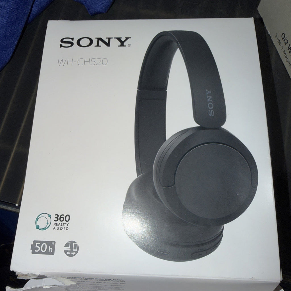 Sony WH-CH520 Wireless Over-Ear Headphones - Black NWT Only $50/free Shipping
