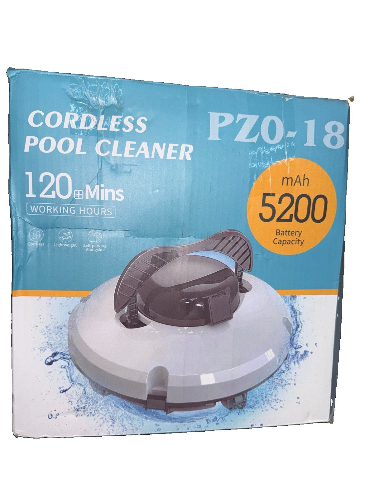 PZO-18 Robotic Cordless Pool Cleaner