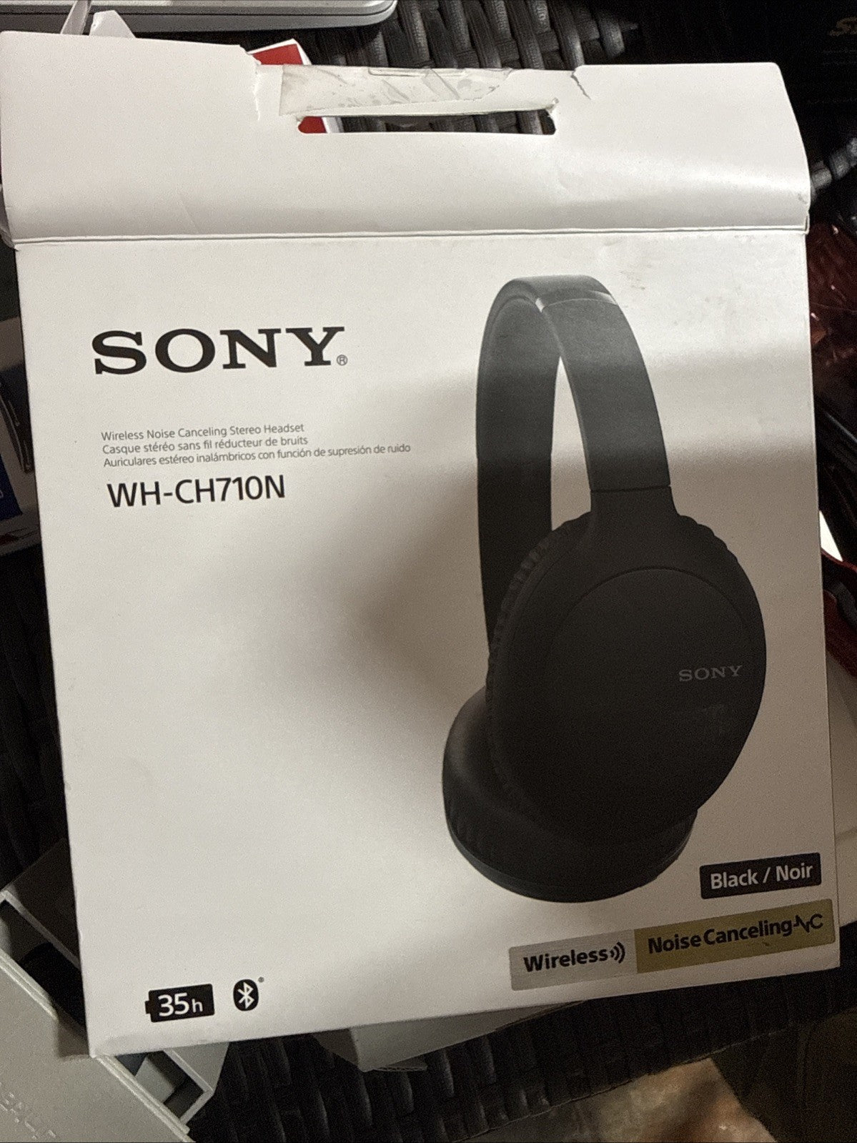 Sony WH-CH710N Over-ear Headphones - Gray Open Box