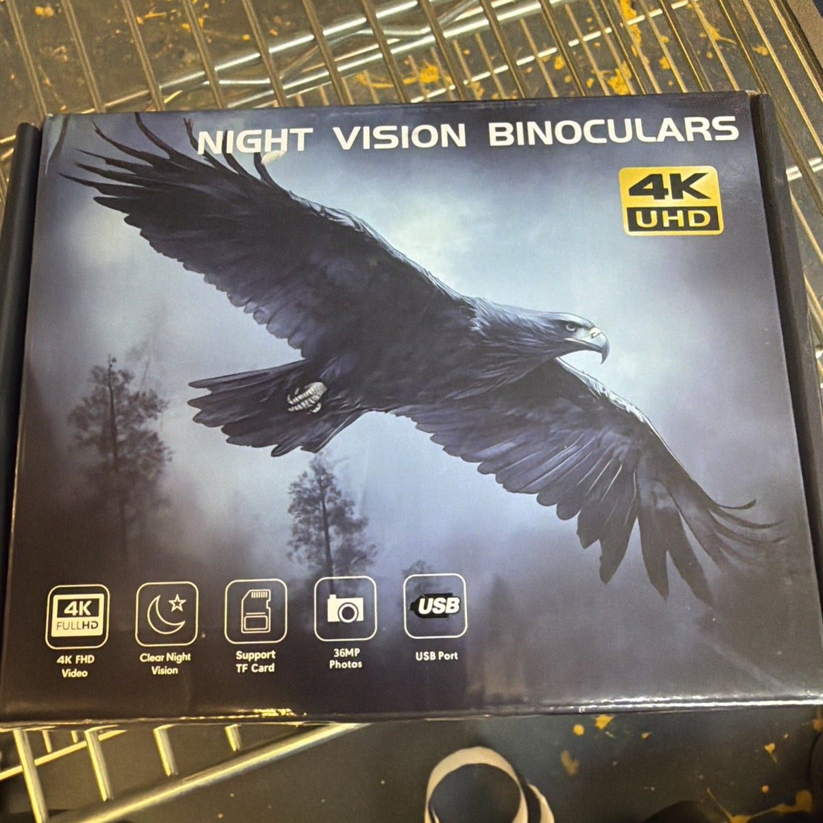 NEW Night Vision Binocular 4K Ultra High Definition Black