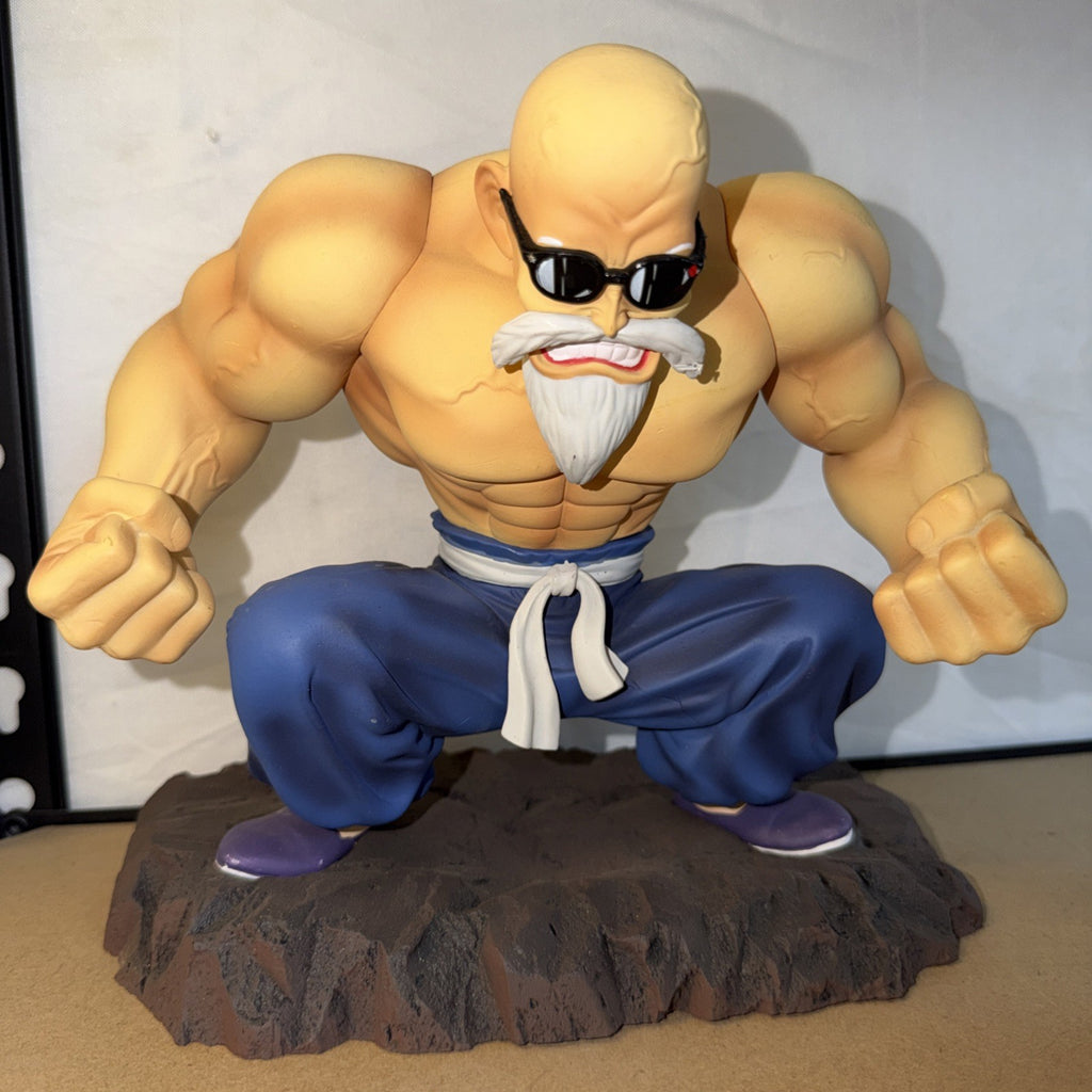 Dragon Ball Master Roshi Figure Muscular 20cm Sunglasses Toys Collectible