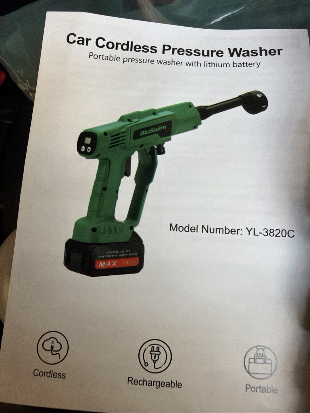Cordless Pressure Washer For Car