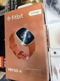 Fitbit Versa 4 Activity Tracker Fitness Smartwatch - Pink Sand/ Open Box
