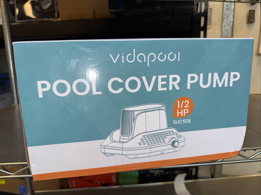 Vidapool Pool Cover Pump 1/2 HP Submersible Pump - 2169 GPH