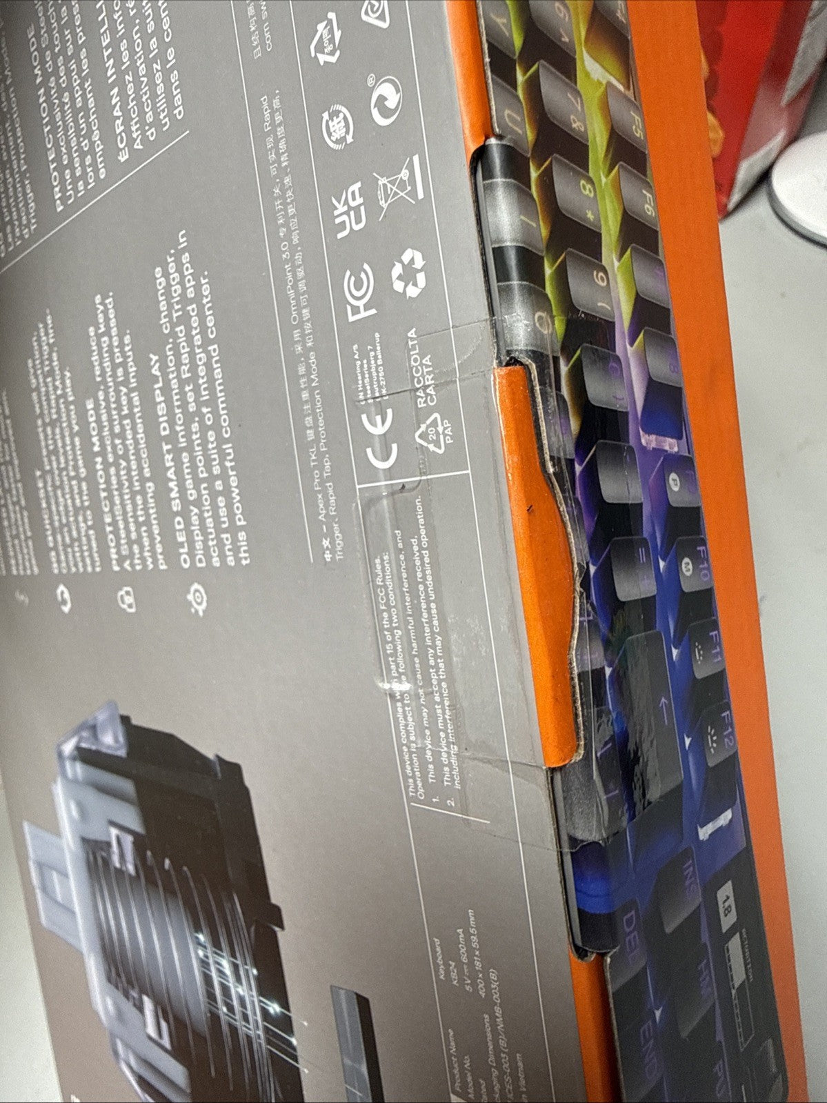 SteelSeries Apex Pro TKL Gen 3 RGB Gaming Keyboard