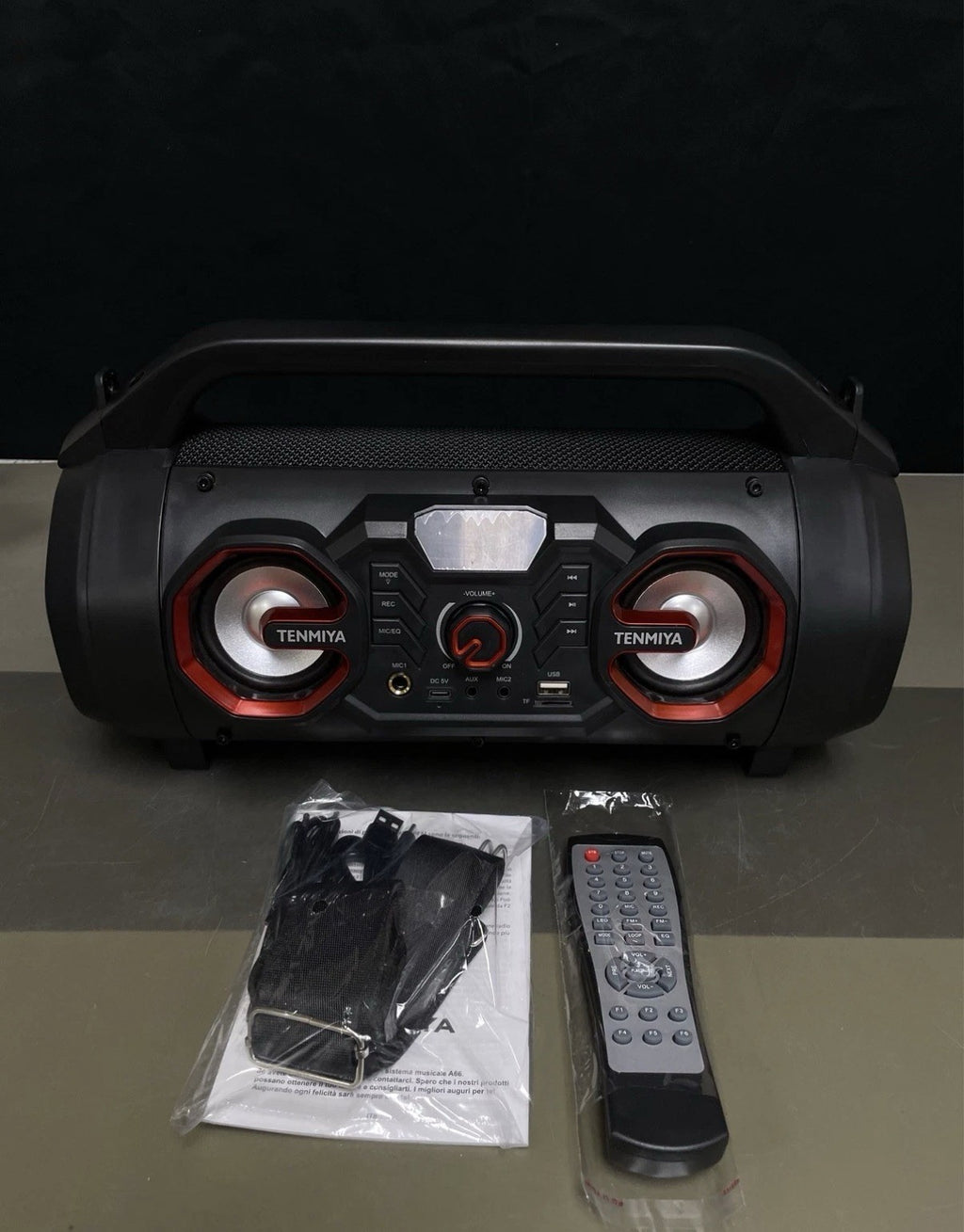 Portable Bluetooth Speaker with Subwoofer, Wireless Speakers with Booming Bass 1