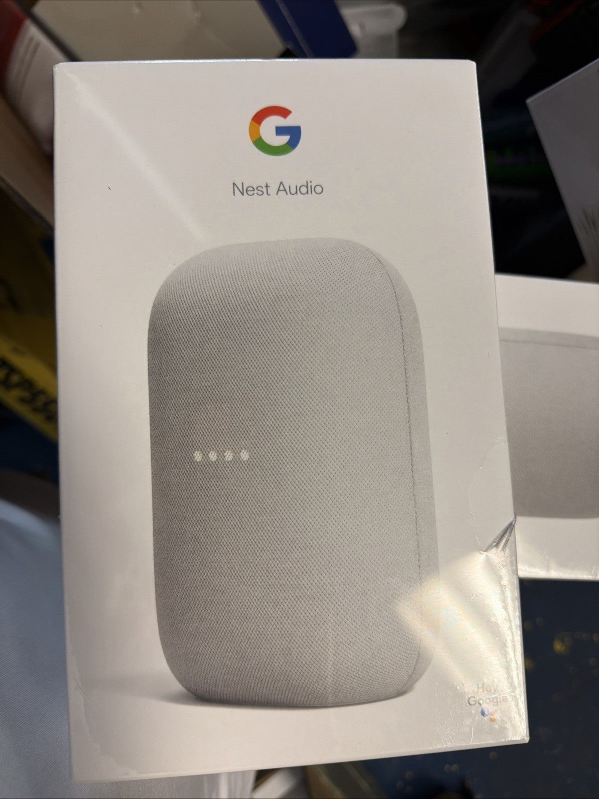 Google Nest Audio Chalk Color Smart Speaker - New