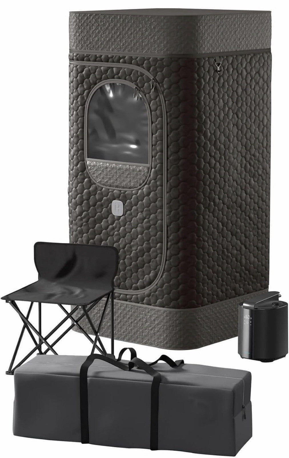 Brand New HOMEDICS Premium Steam Sauna Kit, Black SPE-SN400-BK