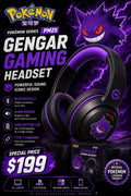 Pokémon Gengar Kraken  EAR HEADPHONES Headset Limited Edition