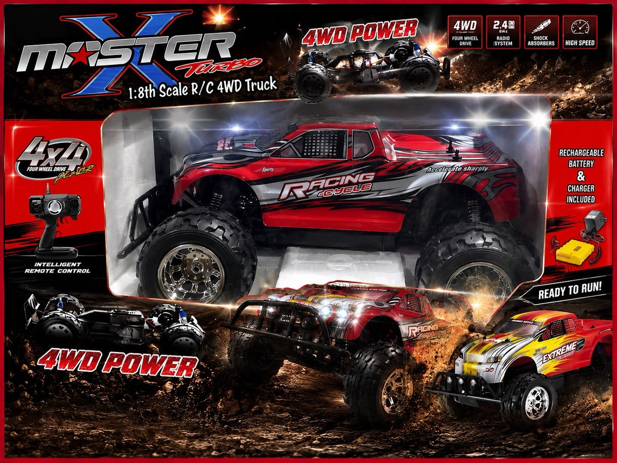 Master Extreme Machine 4WD Thunder XX RC Car Truck -Brand New In Box