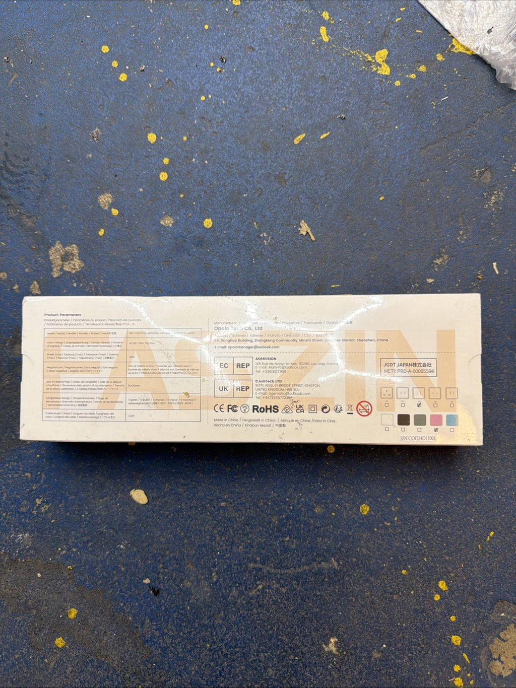 Faszin Ionic Frizz Free Hair Straightener