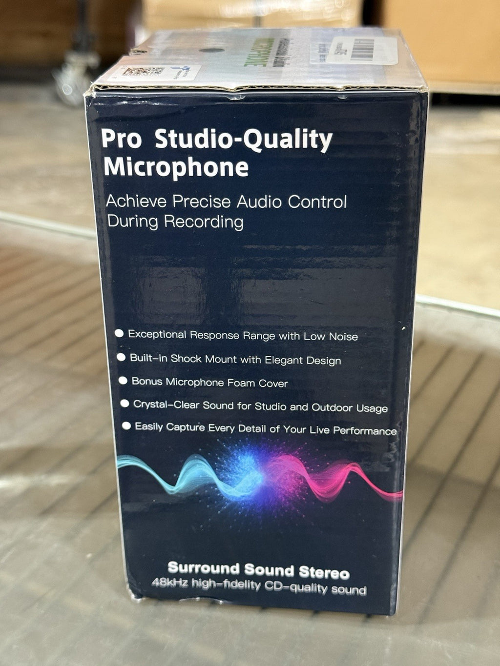 Zeal Sound Professional Studio Microphone Plug & Play NEW IN BOX  Black