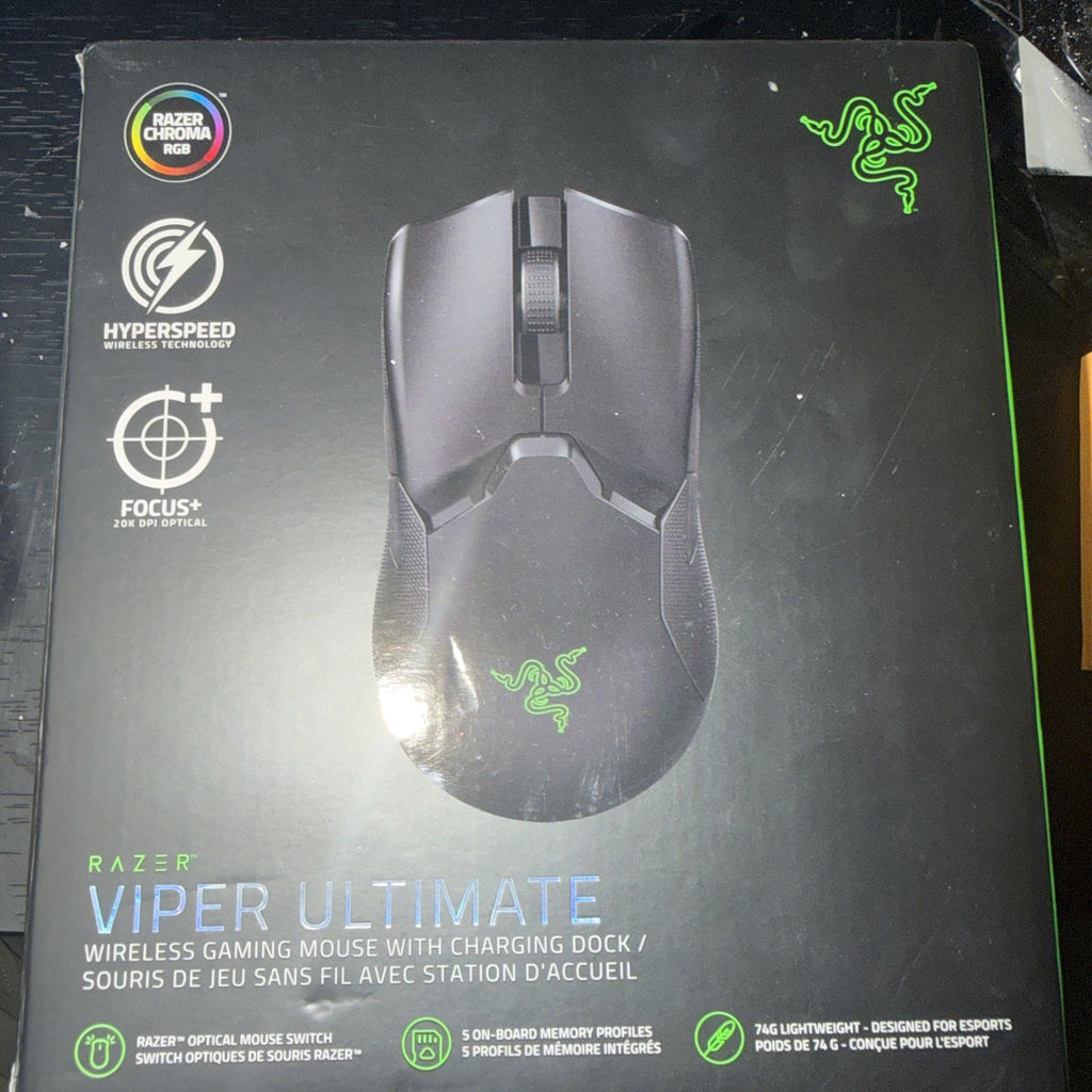 Razer Viper Ultimate RC30-030501  Gaming Mouse - No Dongle with USB Cable
