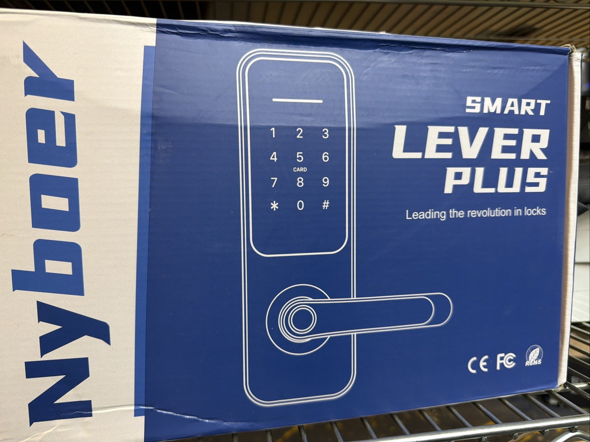 Nyboer Model H3B Smart Lever Plus Keyless Entry Smart Lock