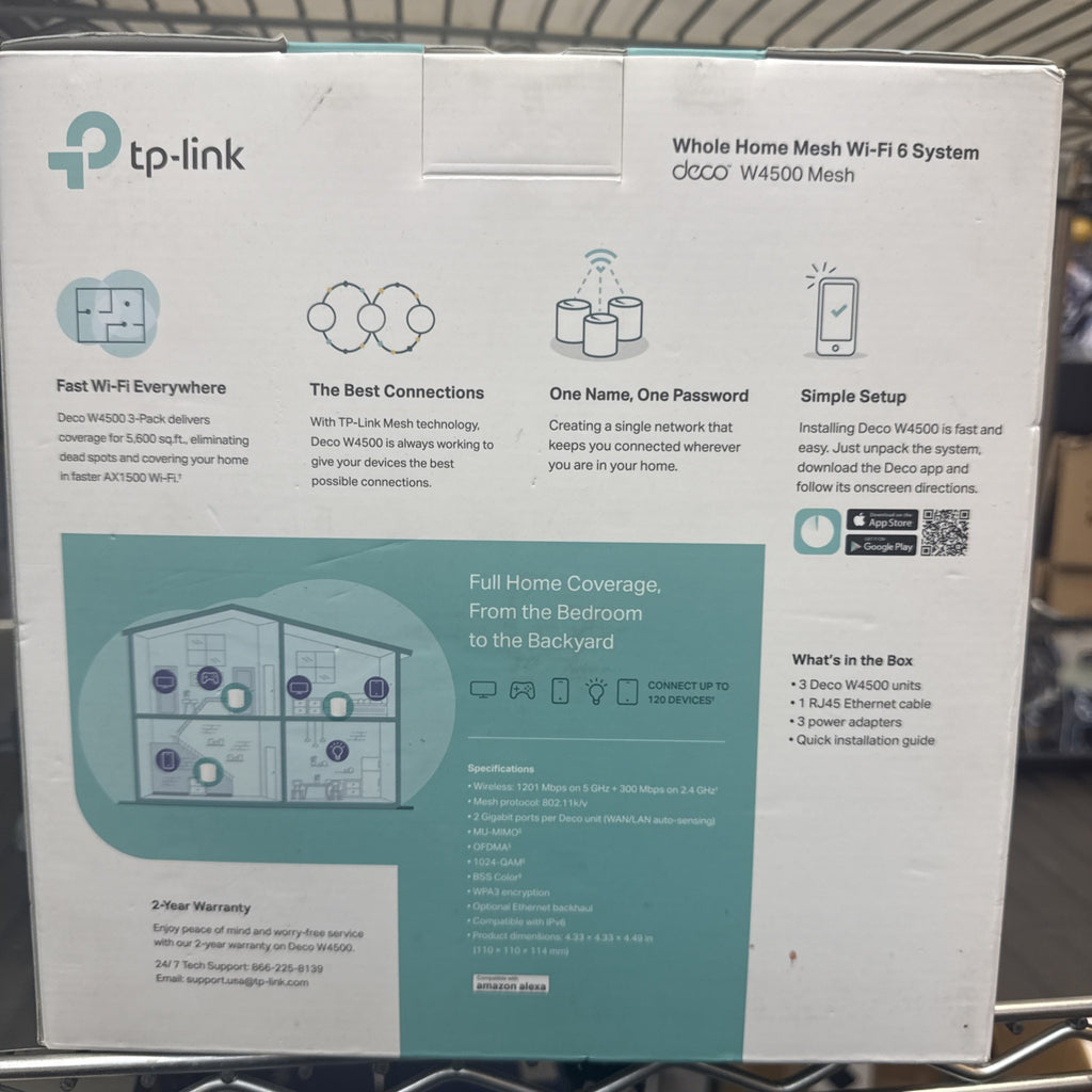 TP-Link AX1500 Whole Home Mesh Wi-Fi 6 3pk System
