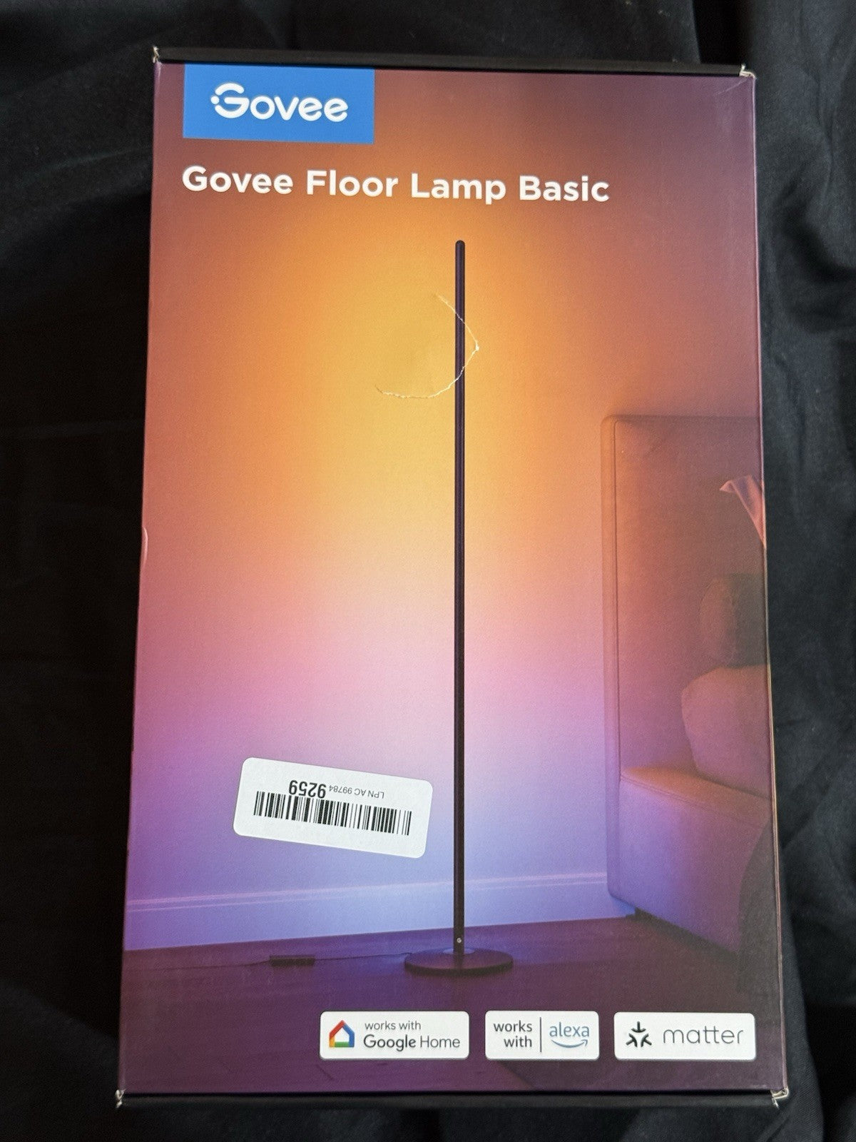 BRAND NEW -Govee Free Standing Floor Lamp Basic Model H6076A