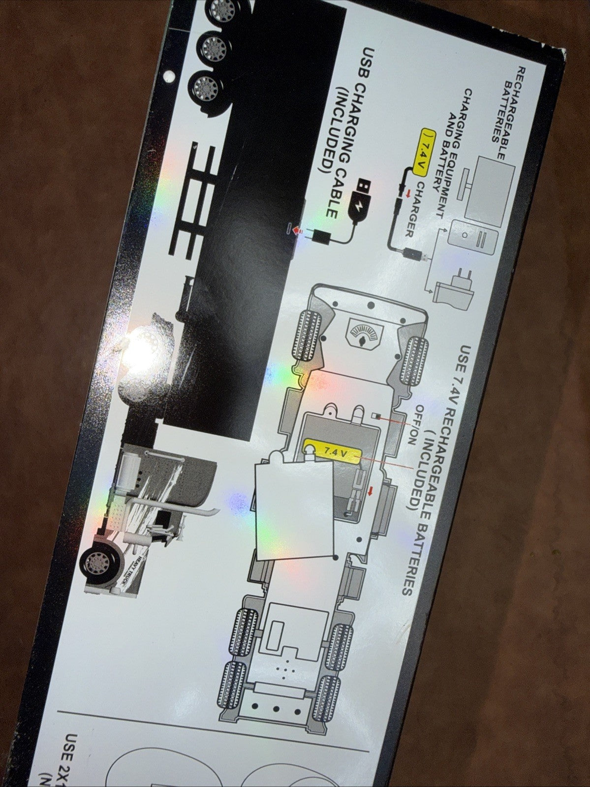 Super Transporter radio control Speaker, And Light Screen  27 Inch ￼