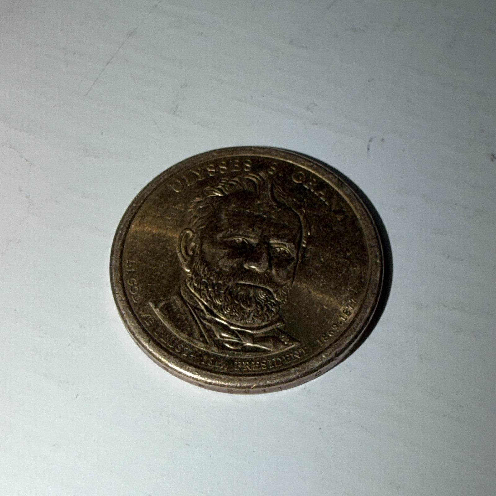 Rare Ulysses Grant Dollar Coin 1869-1877(2011D) Gold