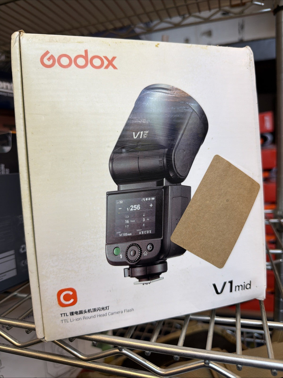 Godox V1 Mid Flash For Sony Camera 2.4 GHz Optical & Radio Receiver NEW