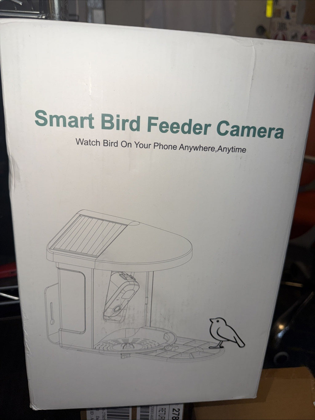 New Smart Bird Feeder Camera - Wireless Solar Powered Birdhouse Cam with AI