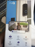 myQ Video Doorbell | 2K Camera, Battery/Wired, Night Vision, Black