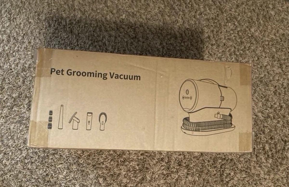 AIRROBO Dog Grooming Vacuum Kit,12000Pa Strong Pet Vacuum for Shedding,Grooming