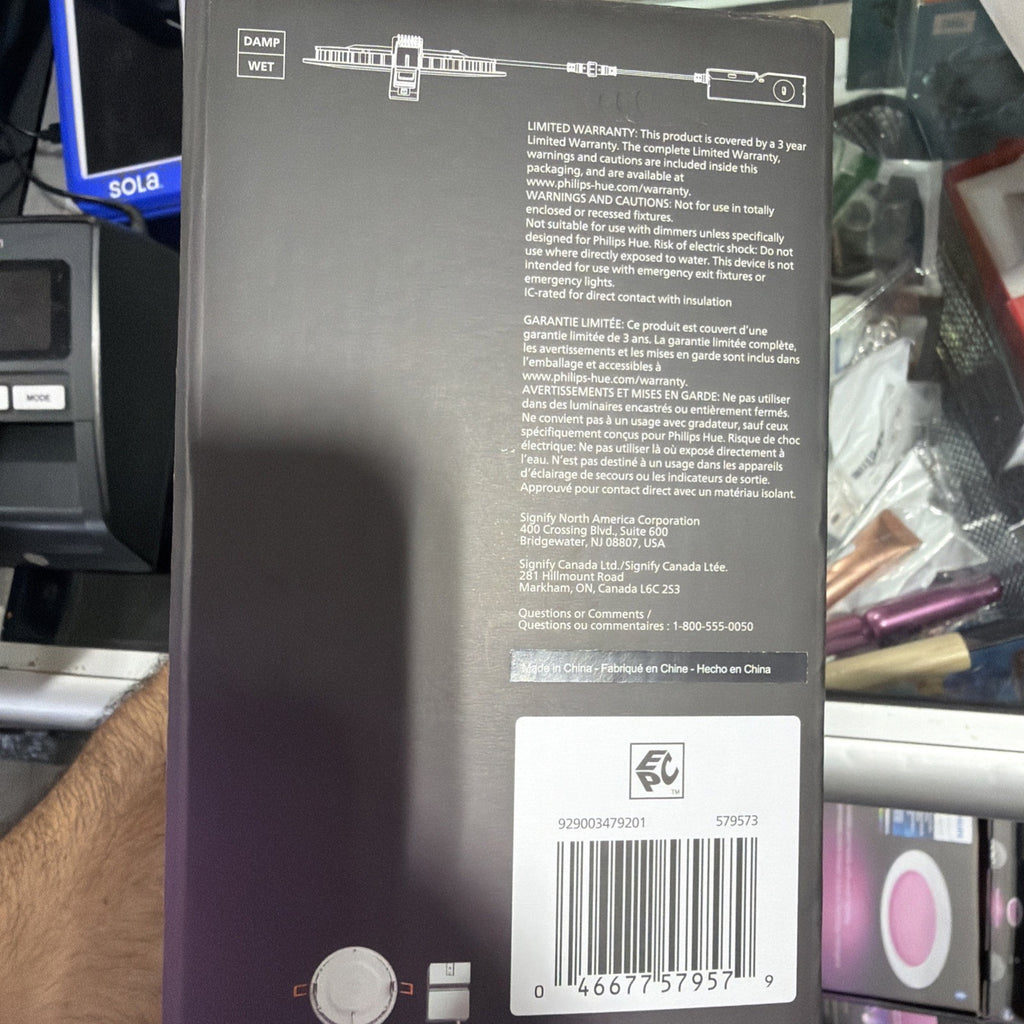 Philips Hue White & Color Ambiance 6" Slim Canless Downlight