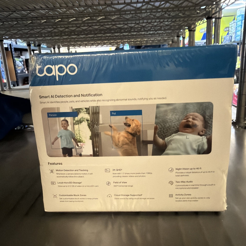Tapo 2K QHD Pan/Tilt Security Camera C220 For Pet Camera/Baby Monitor TP Link