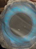 Solar Rock Light Speakers, Outdoor Gray LED Solar Powered Multicolor Lighting