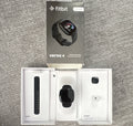 Fitbit Versa 4 40mm Black Aluminum Smartwatch, Silicone Band, GPS, HR, BT