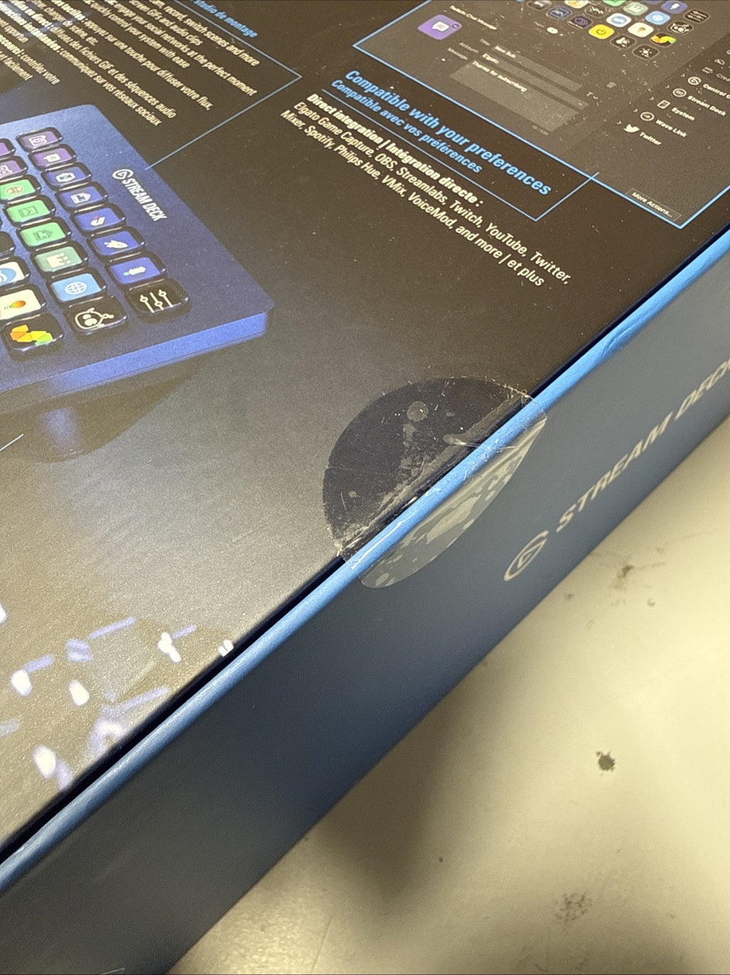 Elgato - Stream Deck XL Wired Keypad with Back Lighting - Brand New