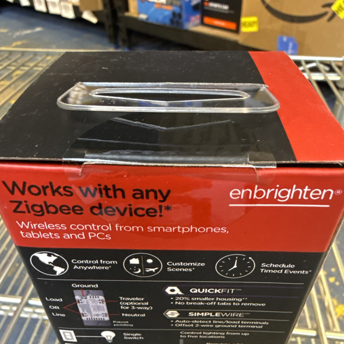 New Enbrighten Zigbee In-Wall Smart Switch QuickFit & Simple White