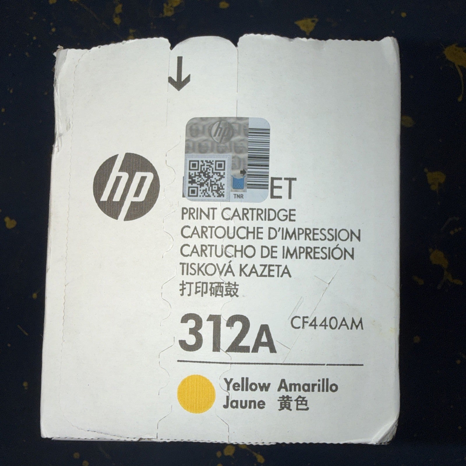 HP 312A Yellow Toner Cartridge | Works Color Laserjet Pro MFP M476 Series | CF38