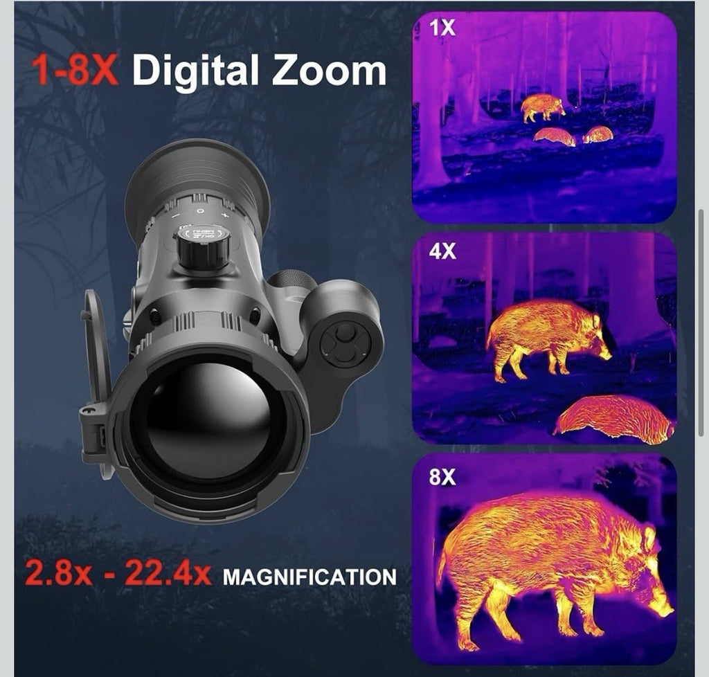 oneleaf.ai 12um 640x512 Thermal Scope, 50mm Thermal Imaging RifleScope