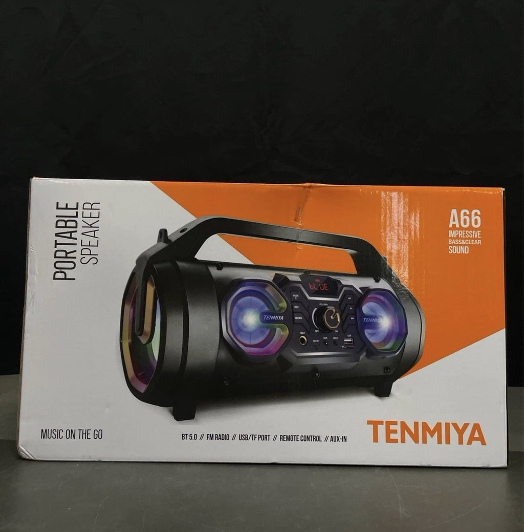 Portable Bluetooth Speaker with Subwoofer, Wireless Speakers with Booming Bass 1