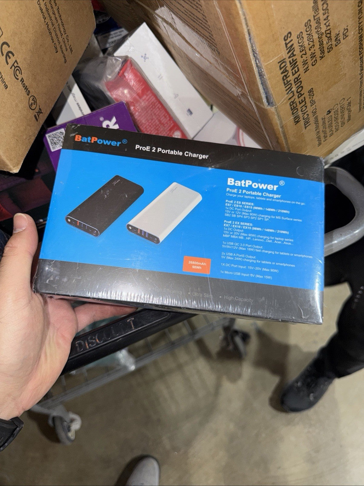 BatPower ProE 2 ES15B 210Wh MS Surface External Battery for Surface Book 3 2 1 P