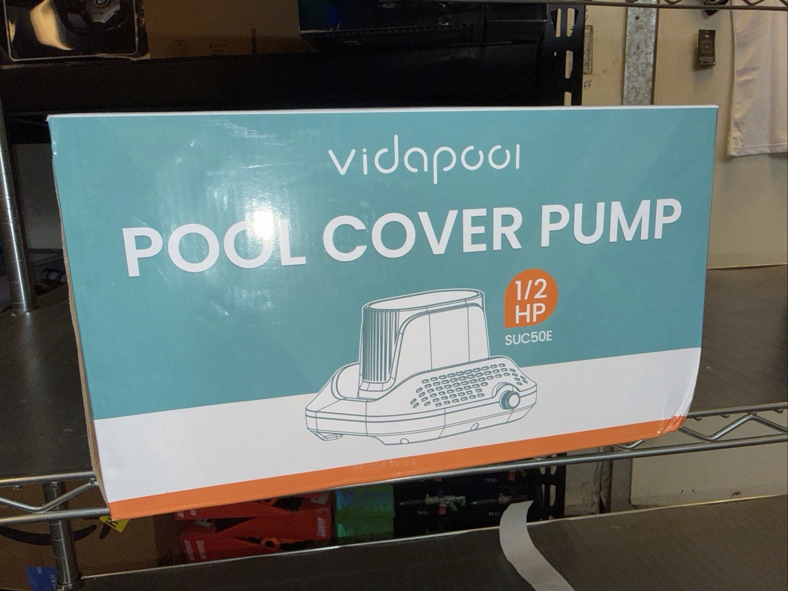 Vidapool Pool Cover Pump 1/2 HP Submersible Pump - 2169 GPH