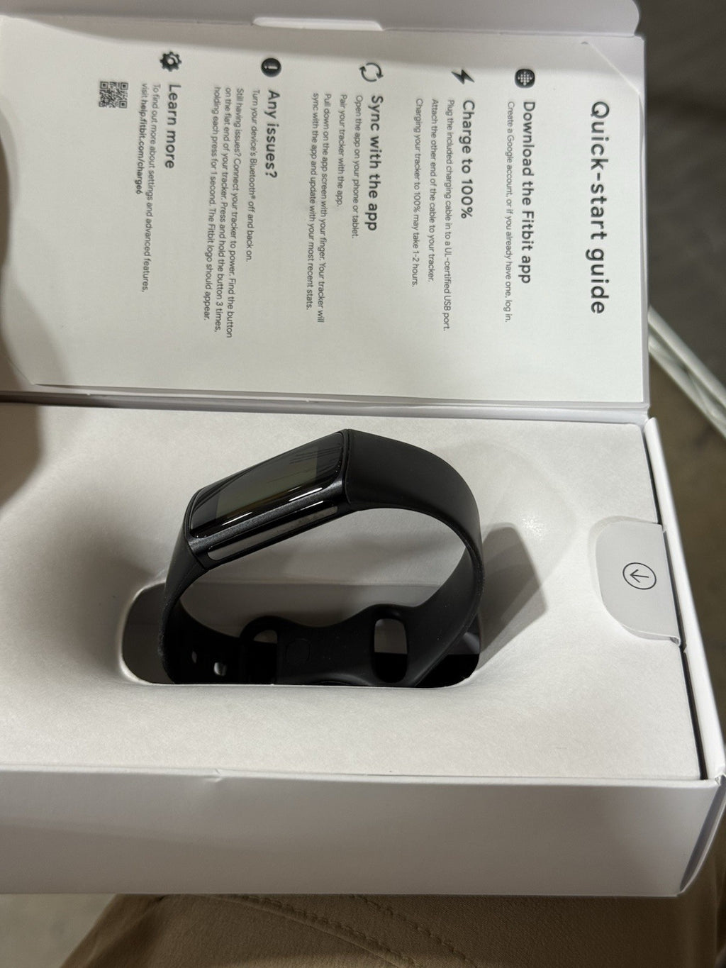 Fitbit Charge 6 Fitness Activity Tracker Heart Rate GPS Google Wallet Sleep  NEW