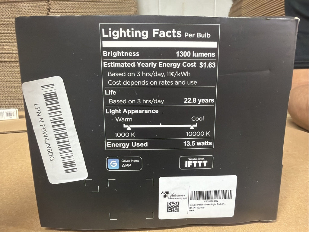Govee Smart Flood Light Bulbs 2 Pack H14A1