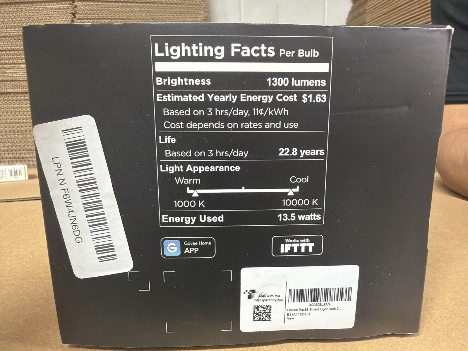 Govee Smart Flood Light Bulbs 2 Pack H14A1