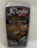 RAGE HYPODERMIC NC (NO COLLAR) 100 GRAIN BROADHEADS 3-PACK (TDW032366)