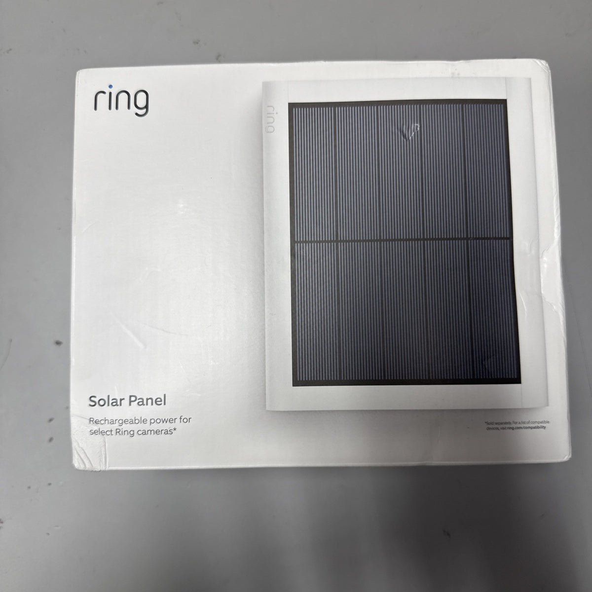 Ring 2nd Generation 4W Solar Panel for Select Ring Security Cameras-White