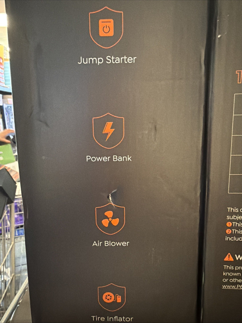 JOLTEKON Car, Truck , Motorcycle ,Boat Battery Jump Starter VP40 Air Compressors