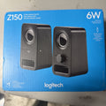 Logitech Z150 Multimedia Speakers with Clear Stereo Sound (‎980-000802) 6W Black