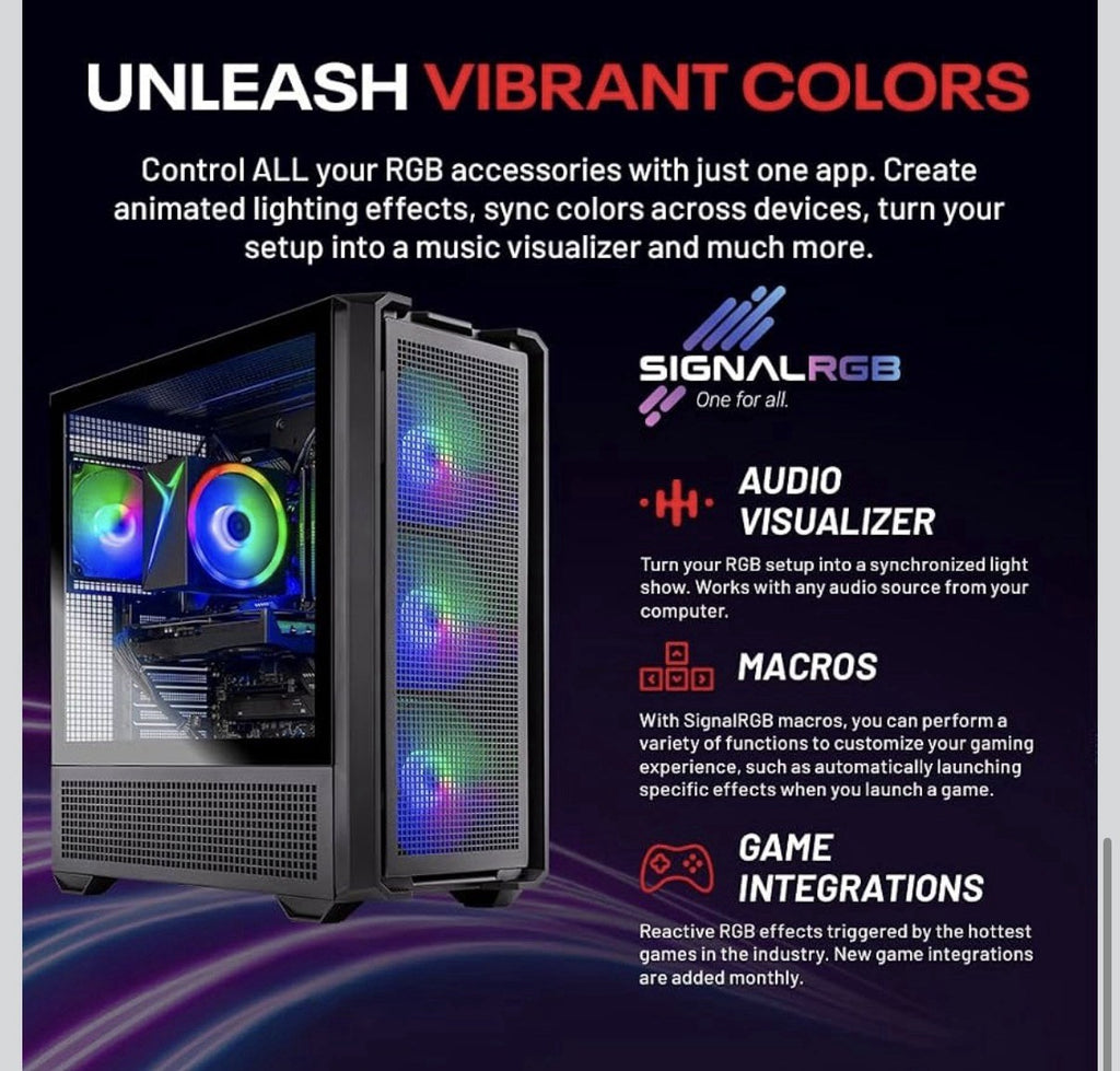 2 Skytech Gaming Edge Desktop PC, Ryzen 7 5700 3.7 GHz (4.6GHz