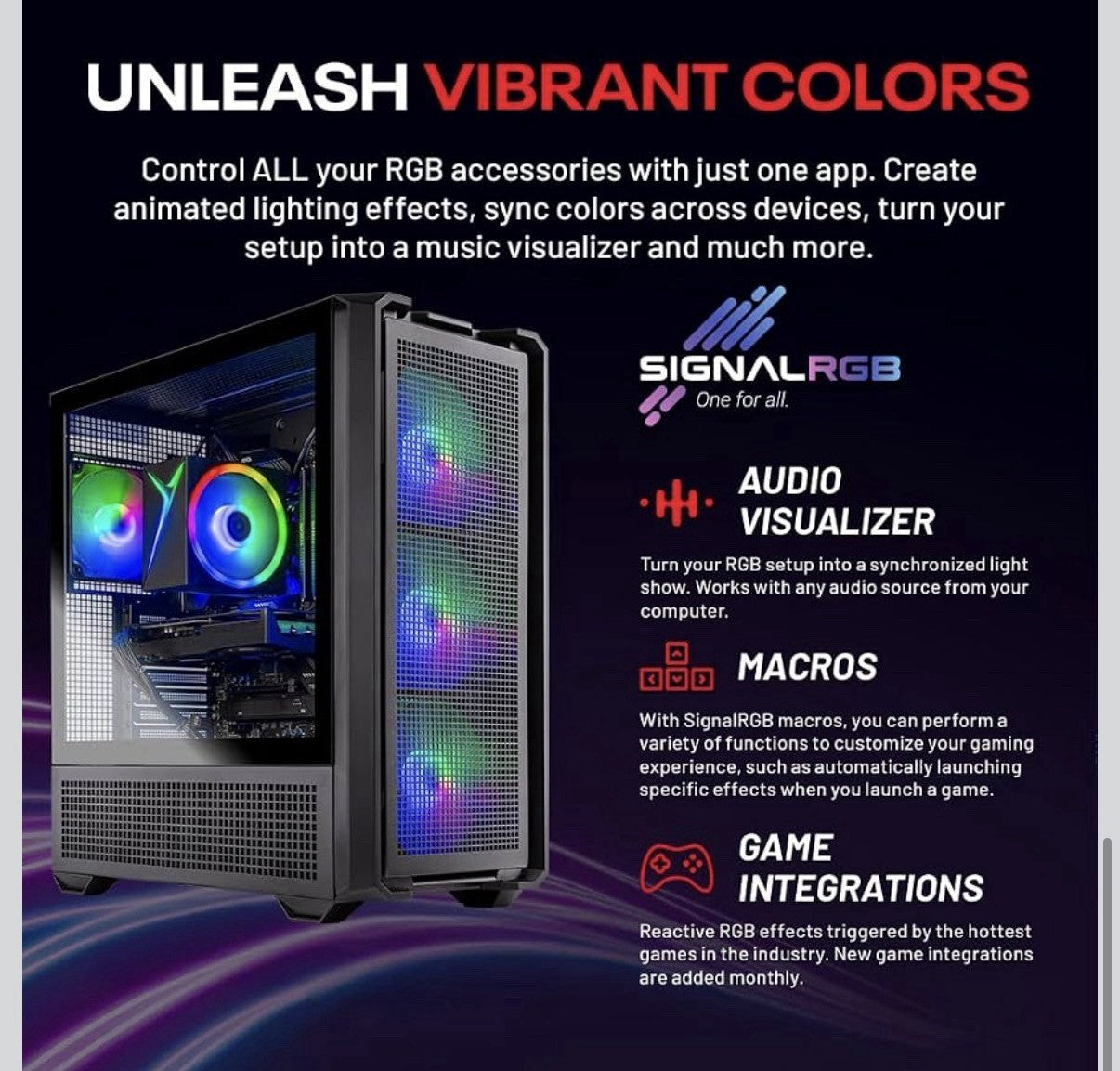 2 Skytech Gaming Edge Desktop PC, Ryzen 7 5700 3.7 GHz (4.6GHz